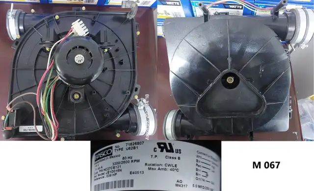 FASCO Draft Inducer Motor – Model 71626807 - M067 in Heating, Cooling & Air in City of Toronto - Image 5