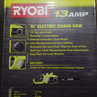 RYOBI 16" 13 AMP Electric Chain Saw