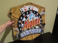 ALPINE LAGER MAN SPACE SIGN