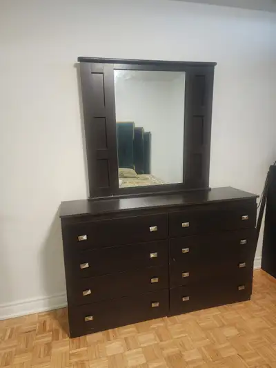 Dark Brown Dresser / Storage Cabinet – Good Condition, View more