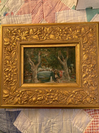 Isobel Mary Knox (Huffman) original oil painting 1938