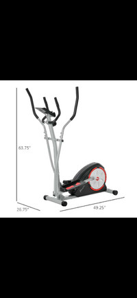 NEW ONE Elliptical Trainer Magnetic Cardio Workout Exercise Bike
