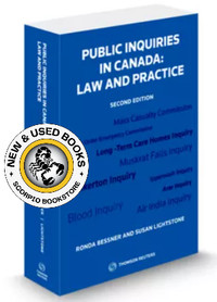 Public Inquiries in Canada Law and Practice 2E 9781038202581
