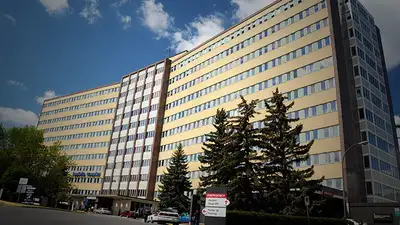 Foothills hospital parking Located just below foothills Steps away, 1-2 min walk away