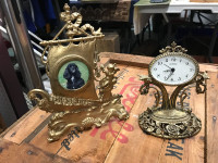 ANTIQUE TABLE TOP CLOCK FRAME