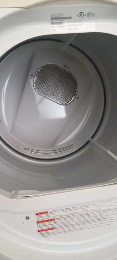 Kenmore Drier and Amana Stainless Steel Range , View more
