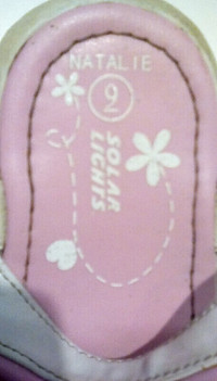 Sandales fille gr 9 SOLAR LIGHTS Sandals for baby girl size 9