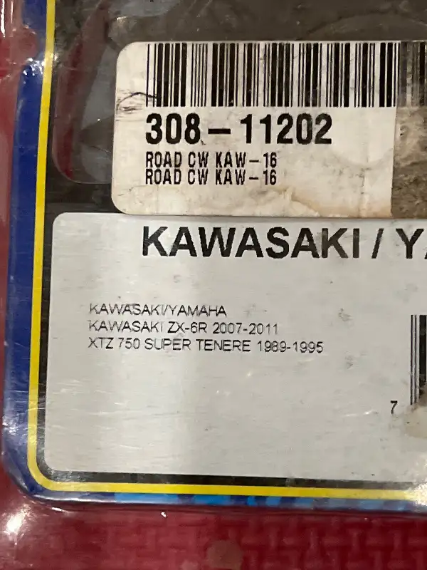Kawasaki ZX6r Yamaha XTZ 750 front gear Sprocket ren 267-520-16P in Other in Barrie - Image 4