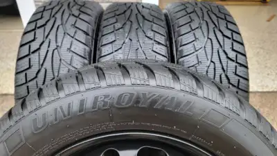 PENDING PICK UP. I have for sale a set of 205/60R/16 Uniroyal Tigerpaw Ice & Snow3. They are in exce...