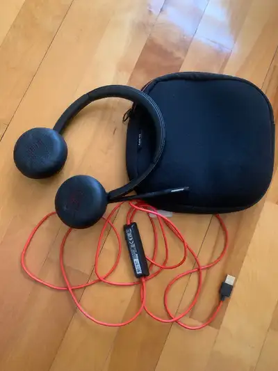 Casque filaire Poly Blackwire 8225 premium Plantronics avec sac, View more