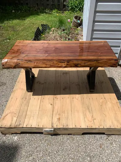 Live Edge Walnut Coffee Table, View more