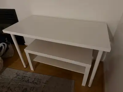 IKEA Desk and Coffee Table, View more