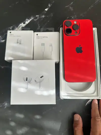 iPhone 15 Pro Max 256gb **Airpods/Fast Charger/Delivery**, View more