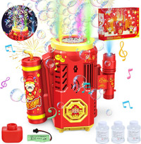 FIREWORKS BUBBLE MACHINE WITH LIGHTS