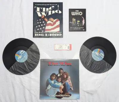 The Who - 2 Vinyl + 1 Concert Stub + 1 Tour Book + 1 DVD, View more