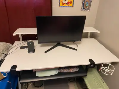 Gaming Desk with Outlet, View more