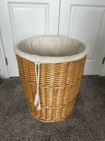 Large Wicker Laundry Basket, View more