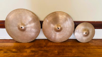[ULTRA RARE] Cymbales "Avedis Zildjian" Genuine Turkish Cymbals