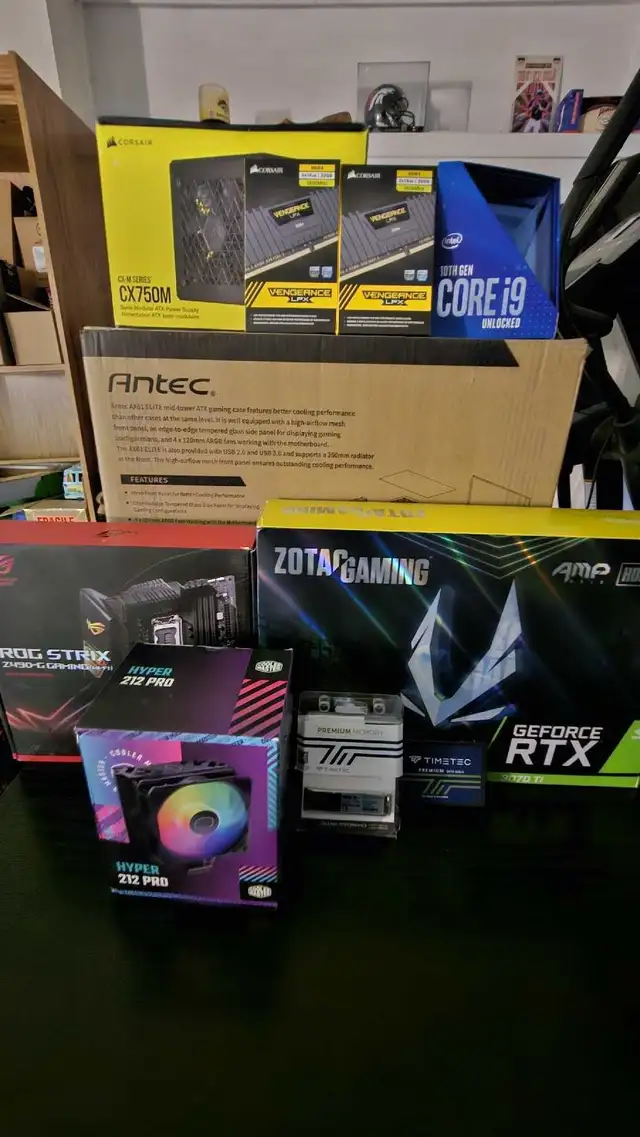 Gaming PC (Intel i9-10900K 64GB RAM RTX 3070 Ti ROG Strix MB) in Desktop Computers in Quesnel - Image 3