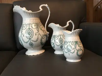 Antique Pitchers Gloria Pattern by Wilcox &Till Ltd., View more