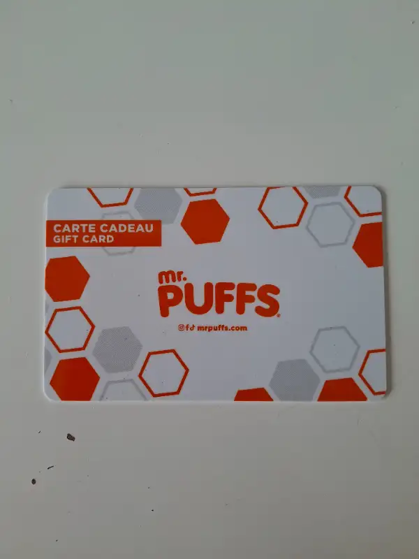 Mr. Puffs $100 Gift Card