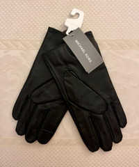 Brand New***Michael Kors***Men Genuine Leather Tech Touch Gloves