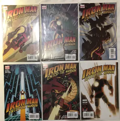 IRON MAN Enter: The Mandarin Complete Comic Set, View more