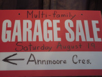 Guelph Multi Family Garage Sale Saturday August 19