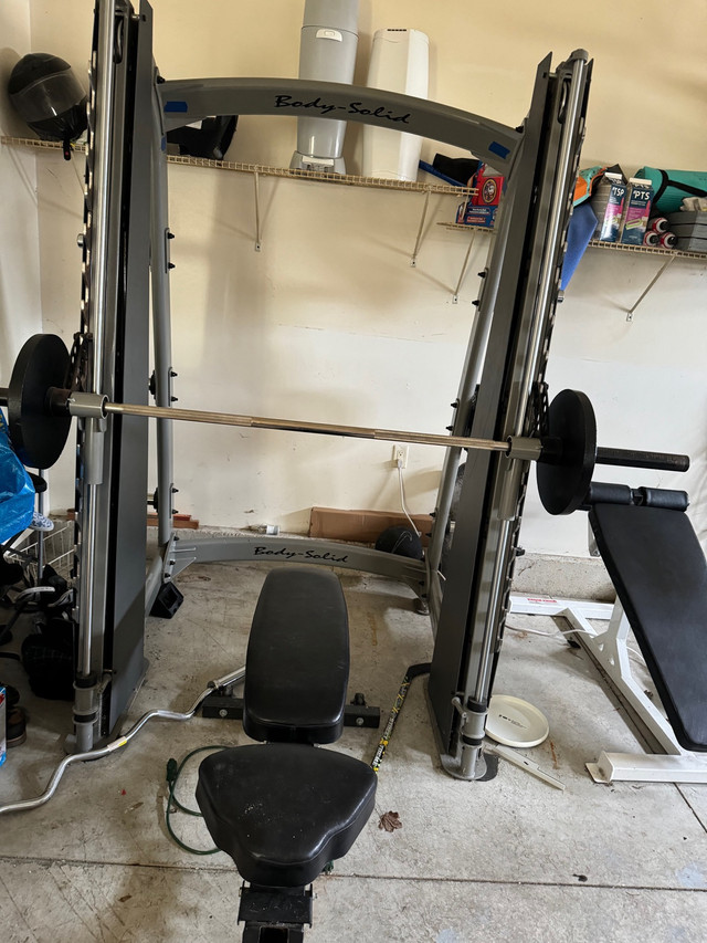 Body Solid smith machine in Exercise Equipment in Owen Sound
