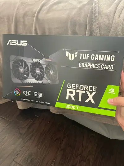 ASUS RTX 3080 Ti OC TUF GAMING GPU Used with original box, View more