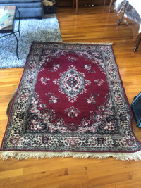 Persian design wool carpet 