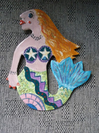 Items for a Bathroom---Mermaid---Art---Accessories