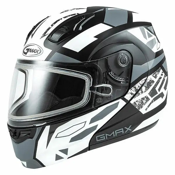 New GMax Vault MD-04 Modular Electric Snowmobile Helmet Wht/Blk in Other in Kitchener / Waterloo - Image 2