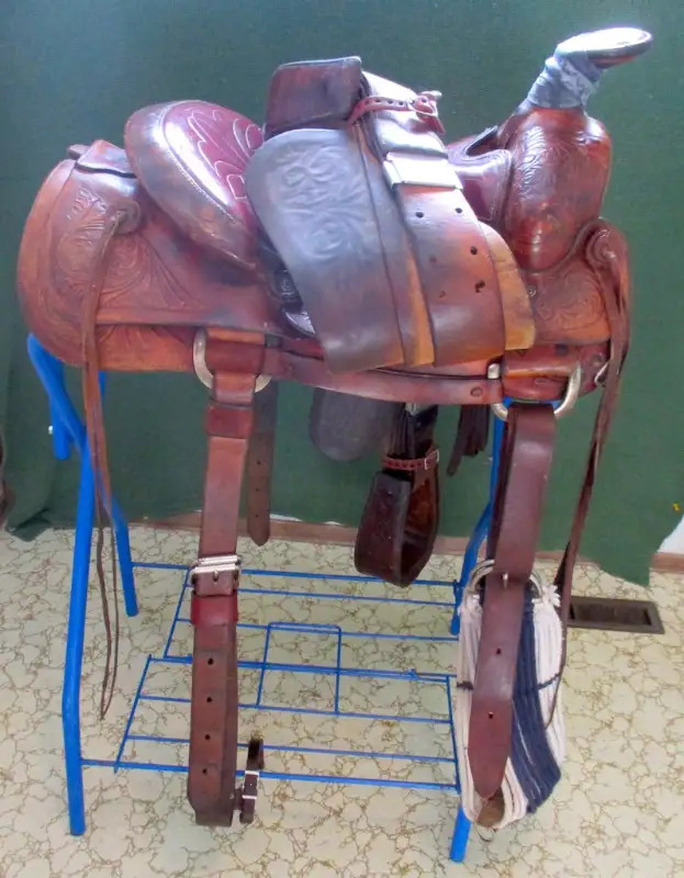15.5" F. Eamor ROPE Saddle, nice! in Equestrian & Livestock Accessories in Dawson Creek - Image 4