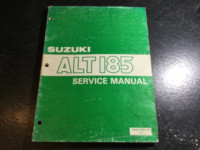 1985 Suzuki ALT185 Service Manual 3-Wheeler Trike ATV