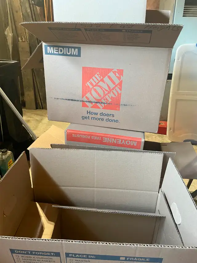 Free packing boxes from Home Depot in Free Stuff in Saskatoon - Image 2