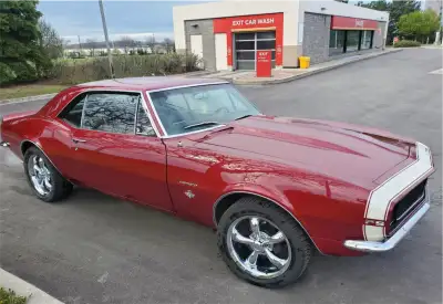 1967 Camaro RS SS 8,000 miles 327 engine Muncie transmission 4 speed manual Brand new tires and rims...