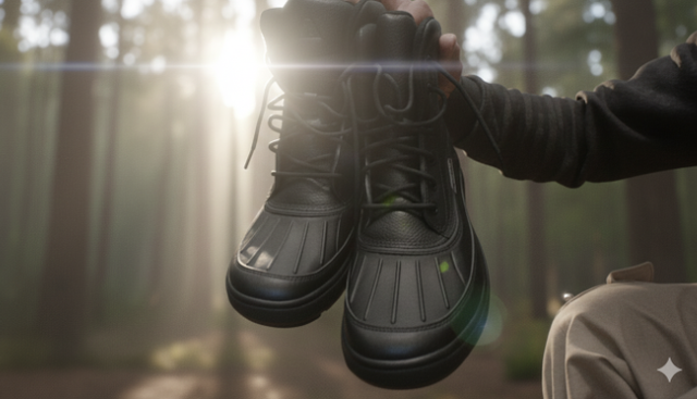 NEW! Nike ACG Woodside II Boots - Triple Black - Waterproof-$75 in Men's Shoes in Calgary - Image 7