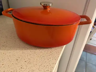 Lagostina Enamelled Cast Iron 5 qt. Casserole with Lid, View more