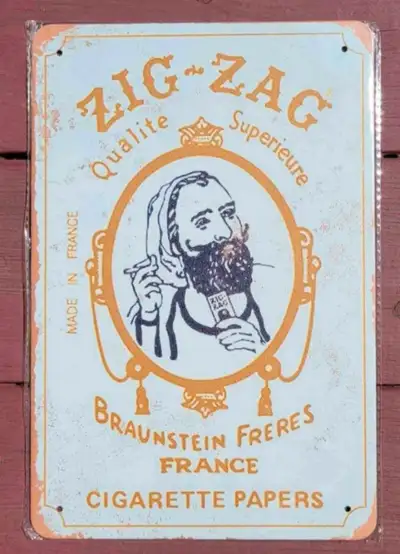 Plaques murales. Pancartes Zig-Zag métaliques 8"x12" Neuves. Rencontre en public à Repentigny. Prix...