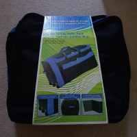 NEW OPENED PACKAGE 36" Collapsible Wheeled Duffel Bag