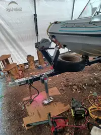 16ft. Tri Hull Boat and Trailer
