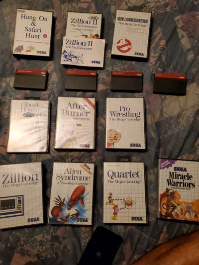 ●○●SEGA MASTER SYSTEM GAMES AND BOXES●○●, View more