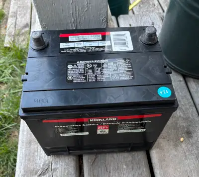 Truck battery bought at Costco last November, still lots of life left. Trucks gone. Pick up Kinburn...