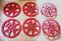 LOT DE 6 BOBINES  1600 PIEDS  FILMS 16MM  FILM REELS 1600 FEET