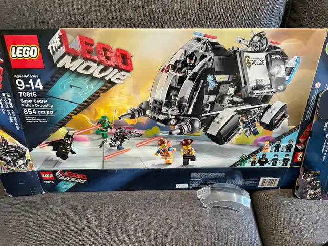  Lego Movie  Secret police dropship 70815/ Bad  cop chase 70819 in Toys & Games in Banff / Canmore - Image 4