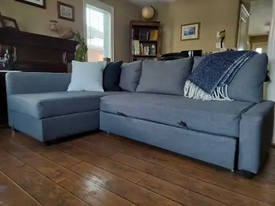 **IKEA Sofa-Bed with Storage -- Great Condition**, View more