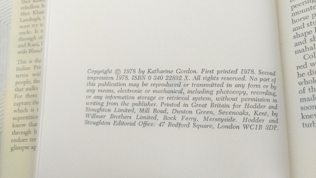 The Emerald Peacock   by Katharine Gordon (1978 Hardcover) in Fiction in Lethbridge - Image 2