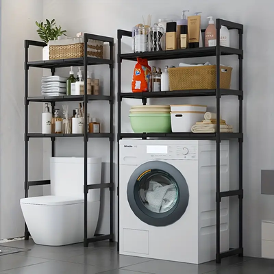 Bathroom Toilet Storage Organizer Shelf washer dryer rack 3 tier, View more
