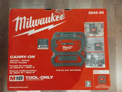 Milwaukee M18 Carry-On Power Supply (2845-20) - Tool Only, View more